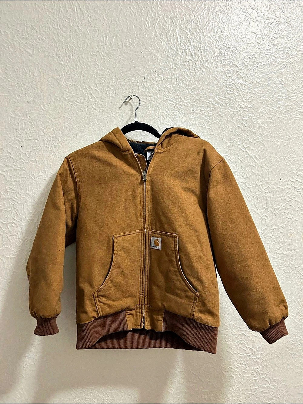 Carhartt Youth Medium (size 10/12) hooded work jacket